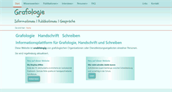 Desktop Screenshot of grafologie.ch